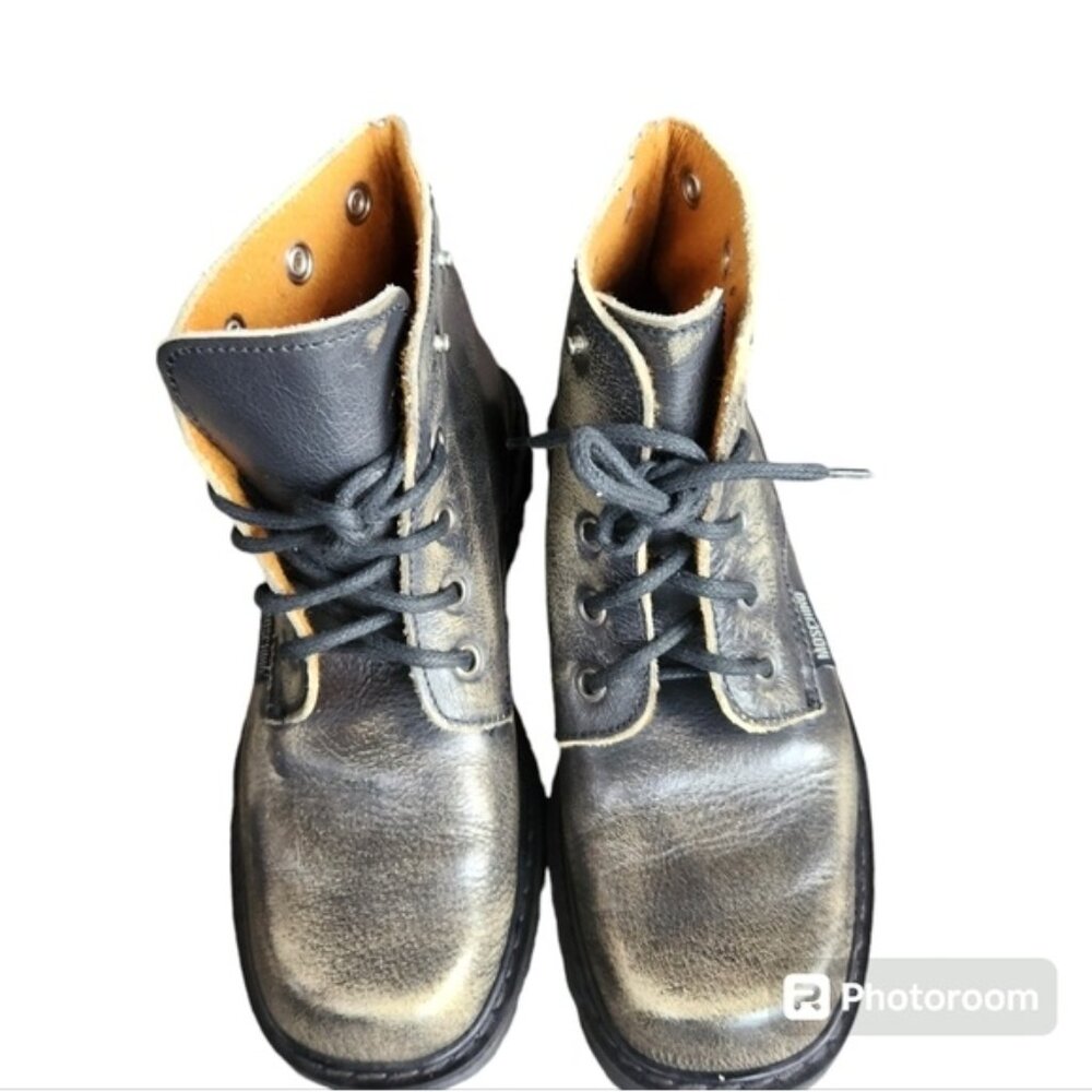 Moschino lace-up leather boots size 35 EU - Picture 3 of 10